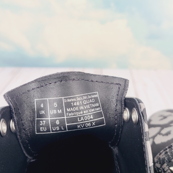 Bnwob!! Dr. Martens 1461 Animal Clash Platform Shoes - Picture 14 of 14